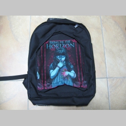 Bring Me The Horizon, ruksak čierny, 100% polyester. Rozmery: Výška 42 cm, šírka 34 cm, hĺbka až 22 cm pri plnom obsahu